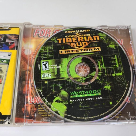 Command and Conquer Tiberian Sun Firestorm PC Win 95 Win 98 Video Game CD Rom - Picture 3 of 5